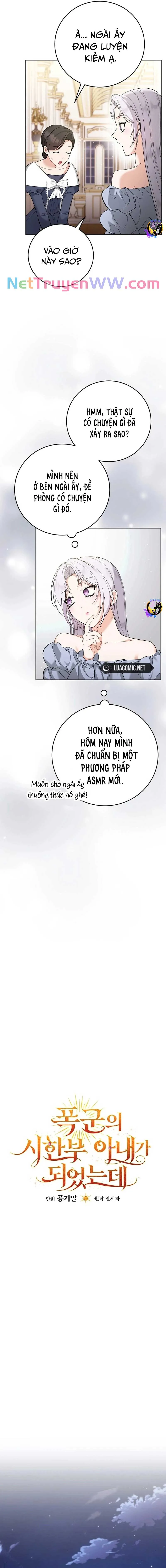 Bỗng Một Ngày Tôi Trở Thành Vợ Sắp Chết Của Bạo Chúa Chương 20 Ảnh 4
