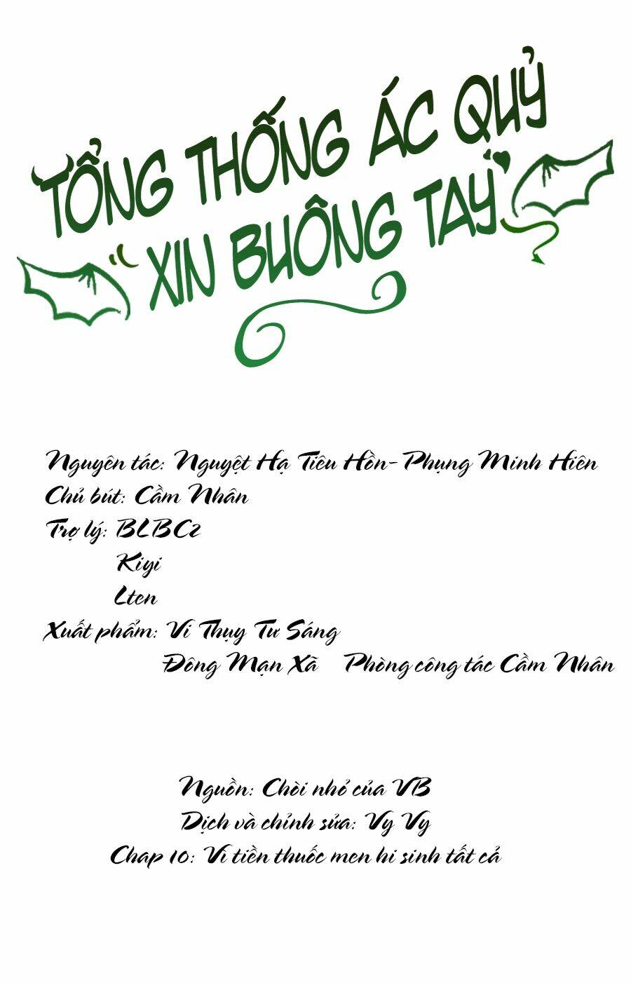 Tổng Thống Ác Quỷ Xin Buông Tay Chương 10 Ảnh 2