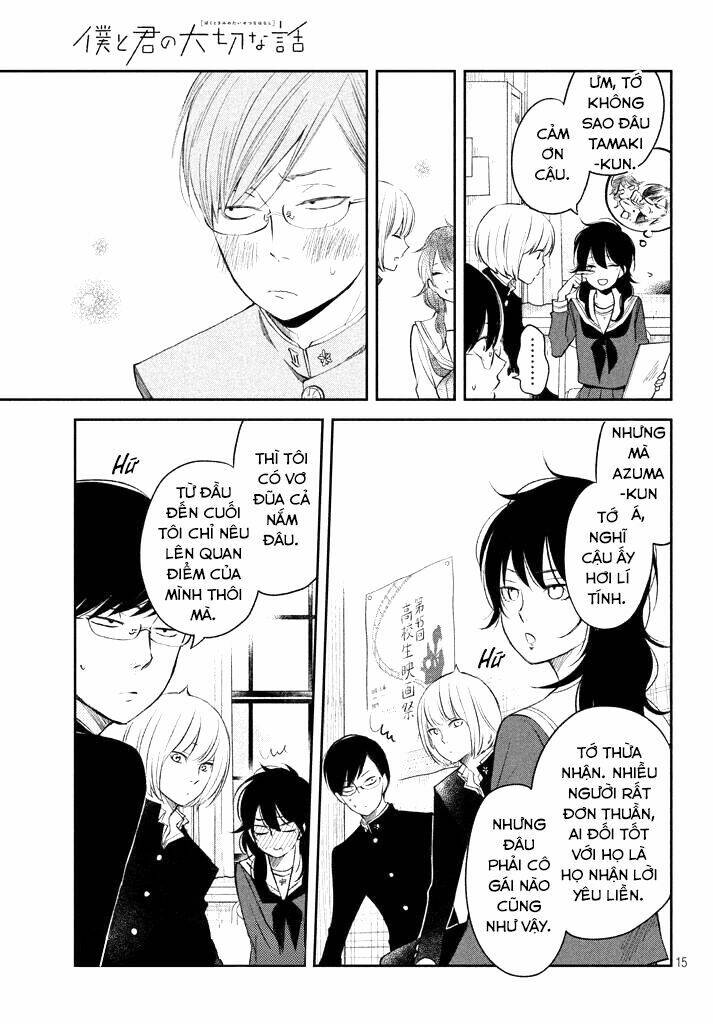 Boku To Kimi No Taisetsu Na Hanashi Chương 13 Ảnh 18