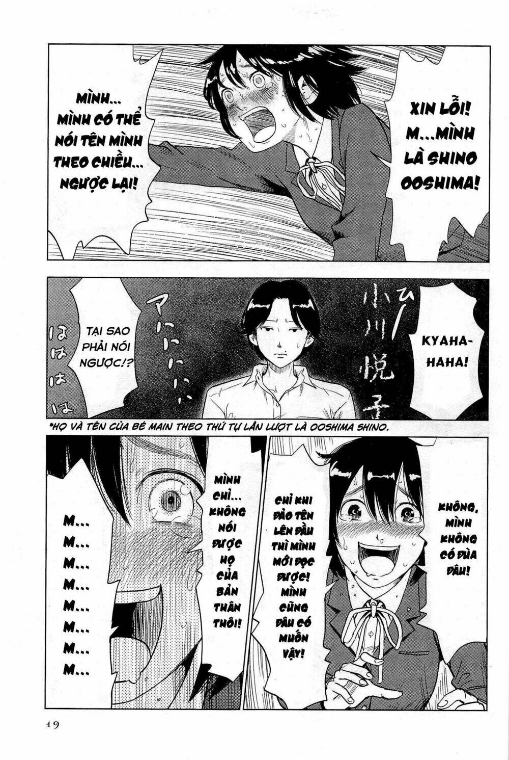 Shino-Chan Wa Jibun No Namae Ga Ienai Chương 1 Ảnh 25