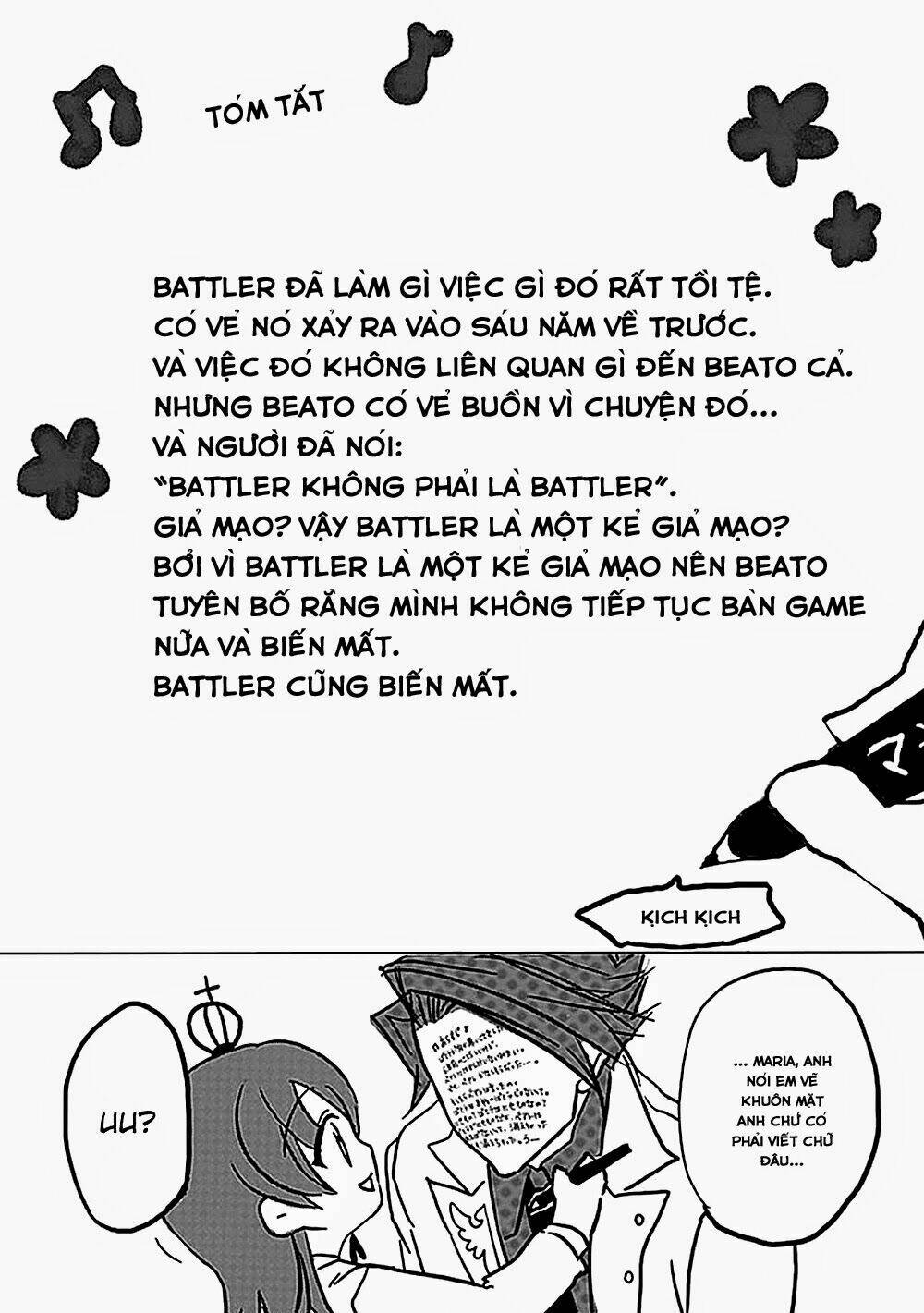 Umineko No Naku Koro Ni Episode 4: Alliance Of The Golden Witch Chương 23 Ảnh 4