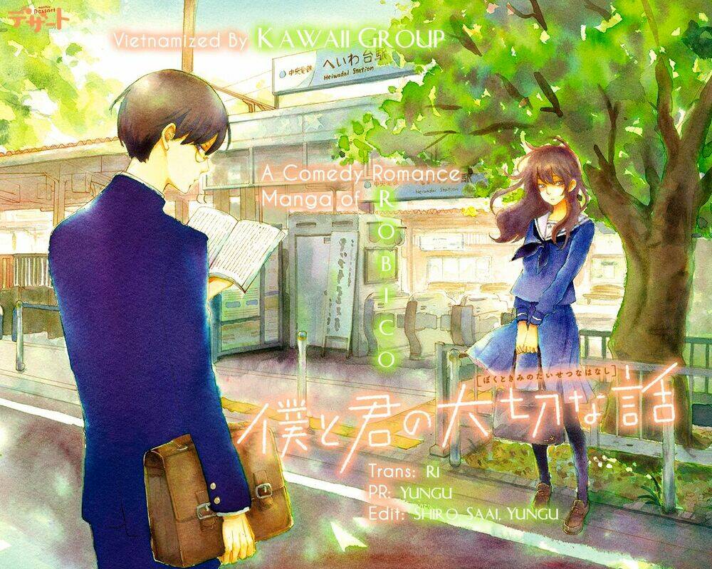 Boku To Kimi No Taisetsu Na Hanashi Chương 18 Ảnh 3