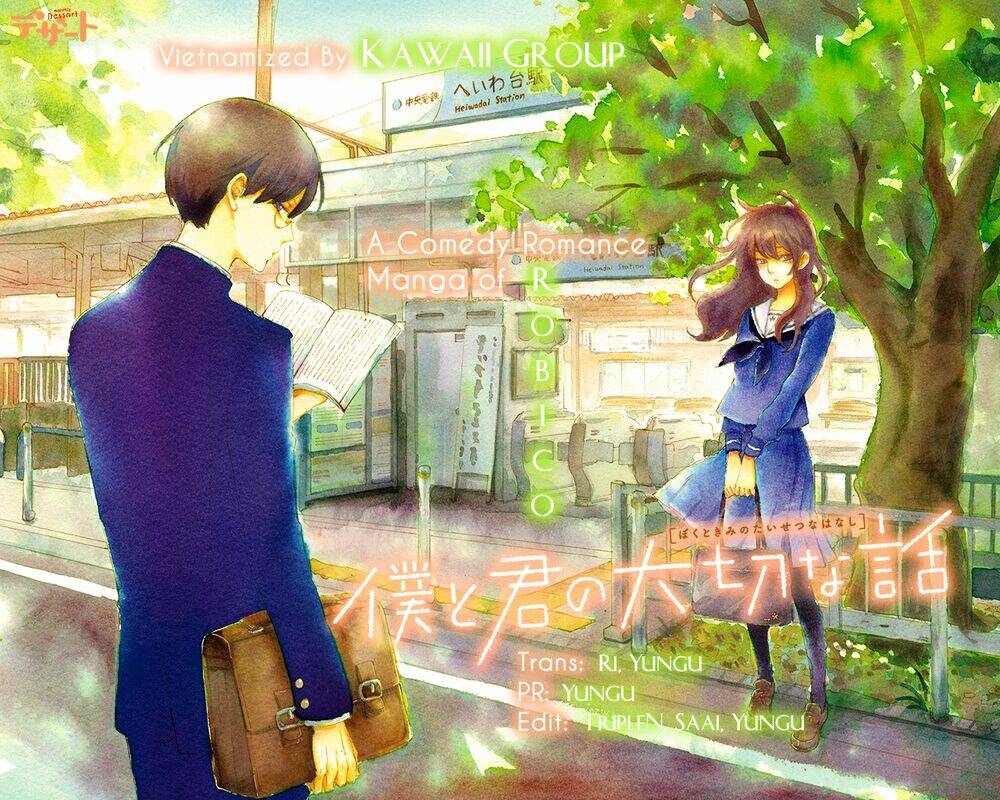 Boku To Kimi No Taisetsu Na Hanashi Chương 21 Ảnh 3