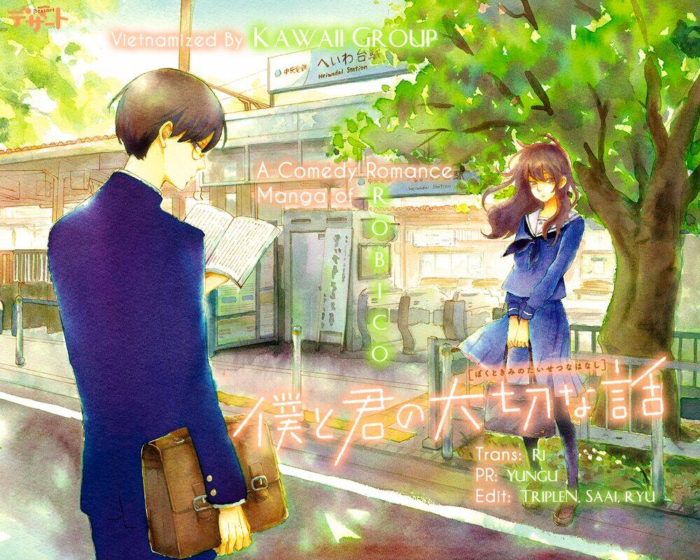 Boku To Kimi No Taisetsu Na Hanashi Chương 23 Ảnh 3