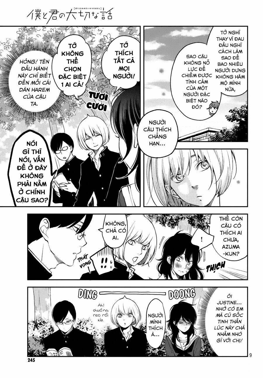 Boku To Kimi No Taisetsu Na Hanashi Chương 11 Ảnh 12