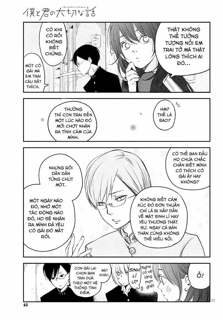 Boku To Kimi No Taisetsu Na Hanashi Chương 13 Ảnh 14