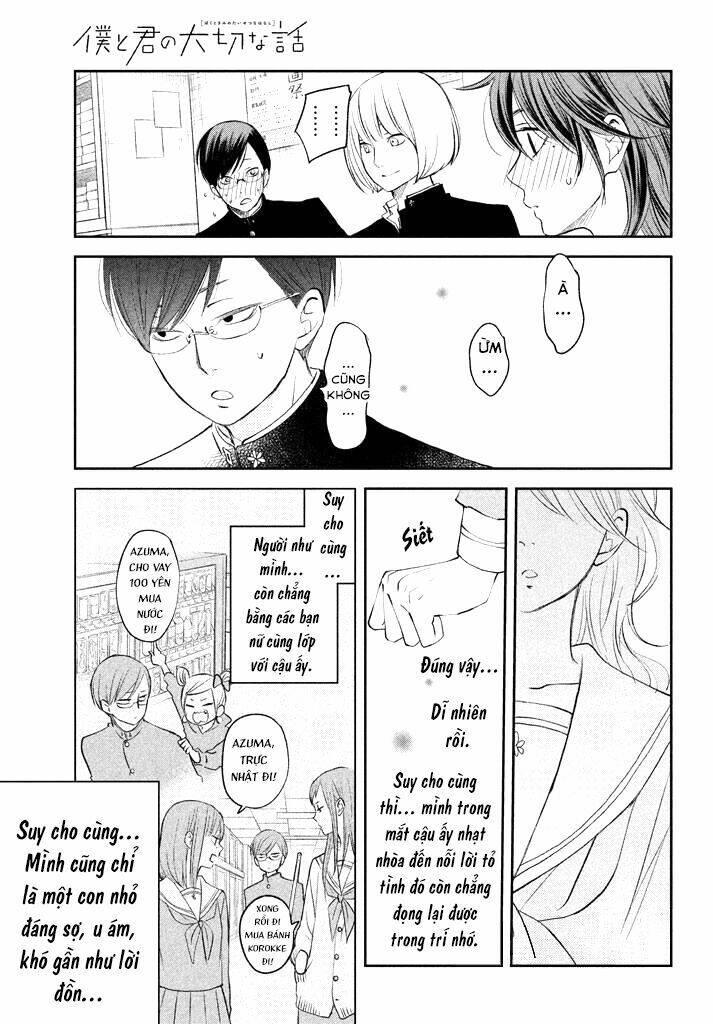 Boku To Kimi No Taisetsu Na Hanashi Chương 13 Ảnh 20