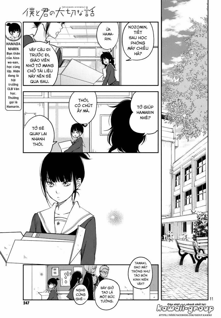 Boku To Kimi No Taisetsu Na Hanashi Chương 11 Ảnh 14