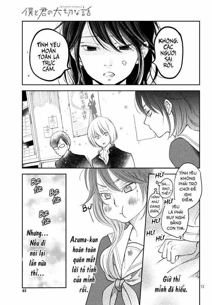 Boku To Kimi No Taisetsu Na Hanashi Chương 13 Ảnh 16