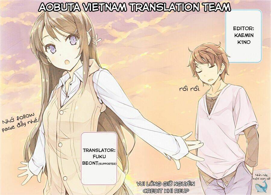 Seishun Buta Yarou Wa Yumemiru Shoujo No Yume Wo Minai Chương 4 Ảnh 2