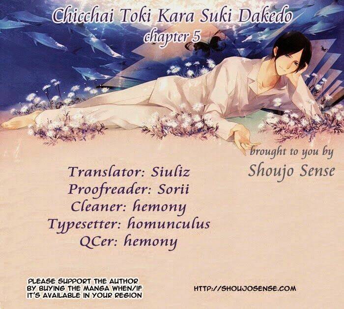 Chicchai Toki Kara Suki Dakedo Chương 5 Ảnh 2