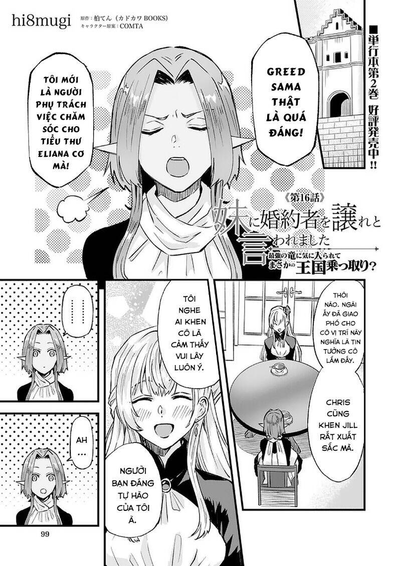 Imouto Ni Fiancee Wo Yuzure To Iwaremashita, Saikyou No Ryuu Ni Kiniirarete Masakano Okoku Nottori? Chương 16 Ảnh 3
