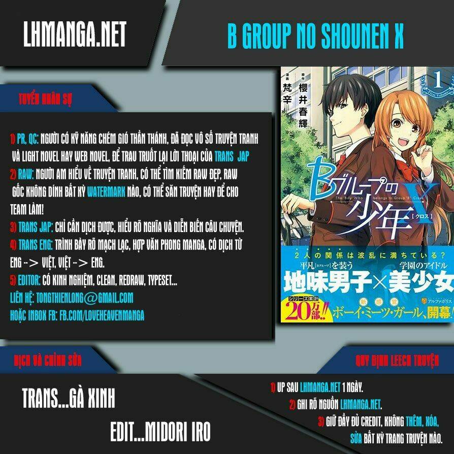 B Group No Shounen X Chương 10 Ảnh 2