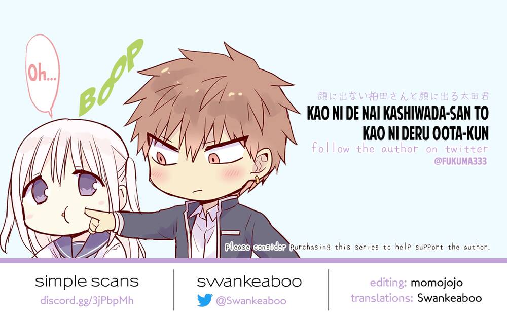 Kao Ni Denai Kashiwada-San To Kao Ni Deru Oota-Kun Chương 37 Ảnh 16