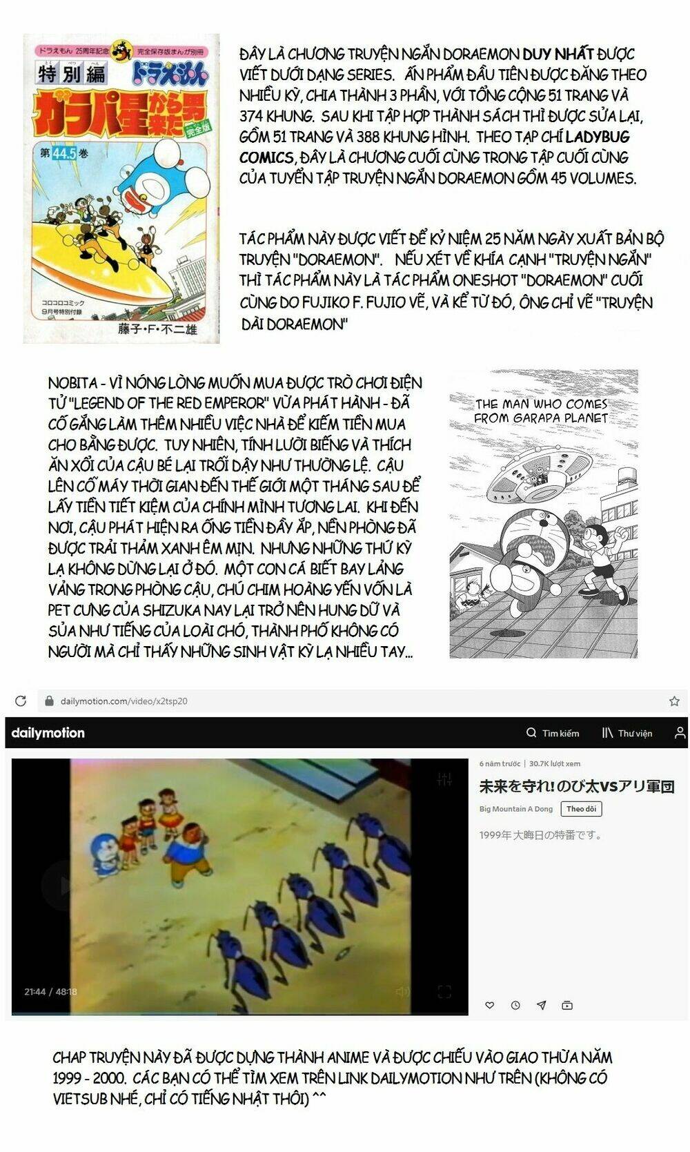 Truyện Ngắn Doraemon Mới Nhất Chương 11 Ảnh 55
