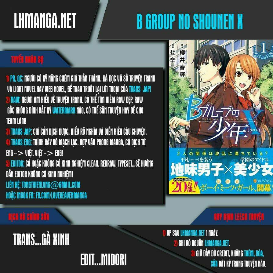 B Group No Shounen X Chương 13 Ảnh 2