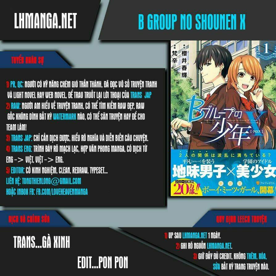 B Group No Shounen X Chương 8 Ảnh 2