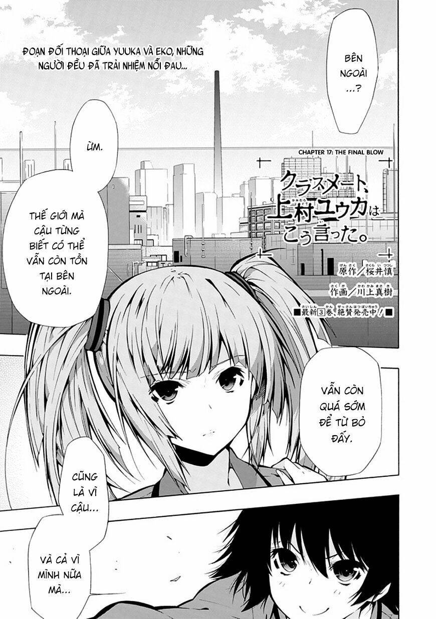 Classmate, Kamimura Yuuka Wa Kou Itta Chương 17 Ảnh 2