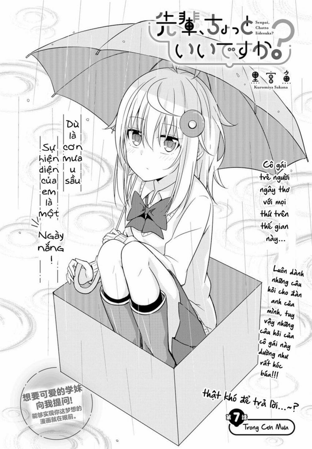 Senpai, Chotto Īdesu Ka? Chương 7 Ảnh 4
