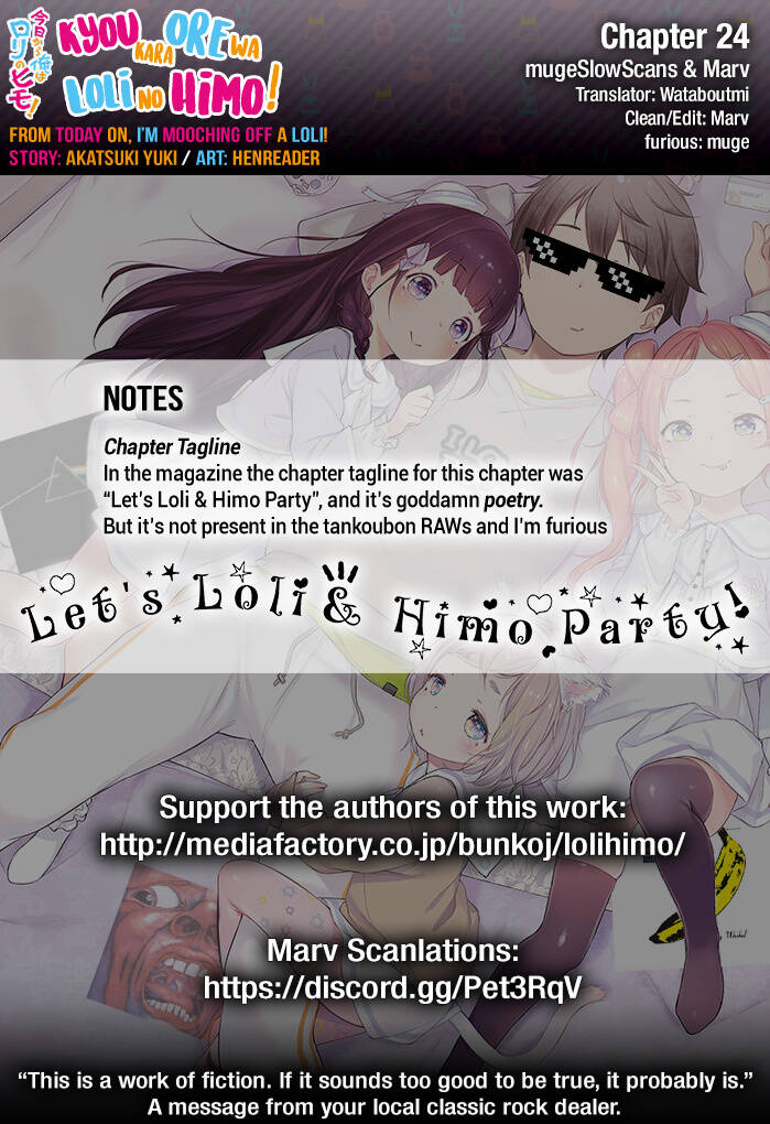 Kyou Kara Ore Wa Loli No Himo! Chương 24 Ảnh 30