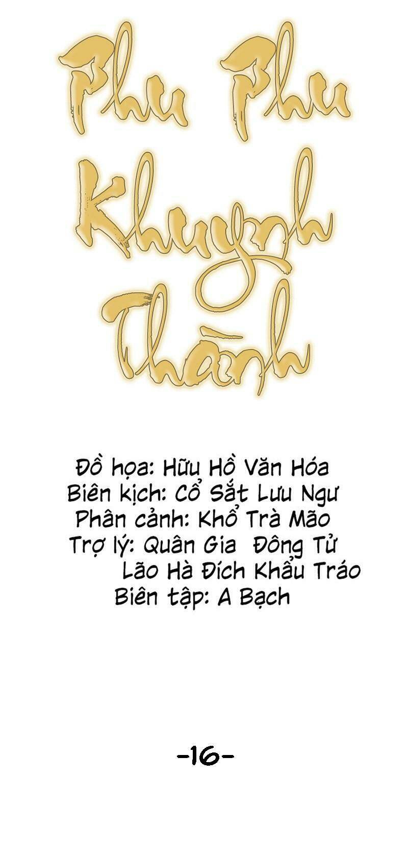 Phu Phu Khuynh Thành Chương 16 Ảnh 7