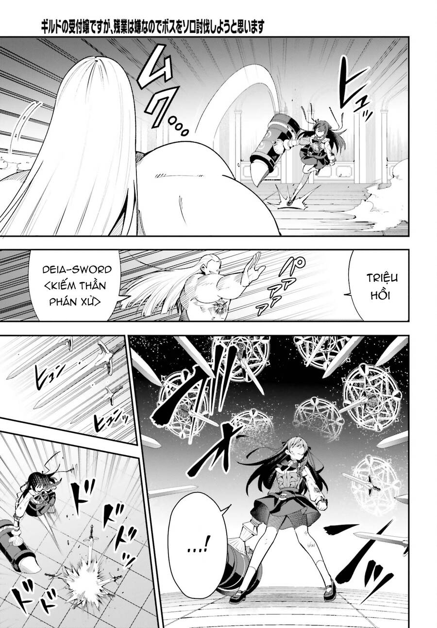 Guild No Uketsukejou Desu Ga, Zangyou Wa Iya Nanode Boss Wo Solo Toubatsu Shiyou To Omoimasu Chương 21 Ảnh 5