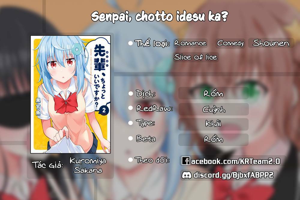 Senpai, Chotto Īdesu Ka? Chương 5 Ảnh 2