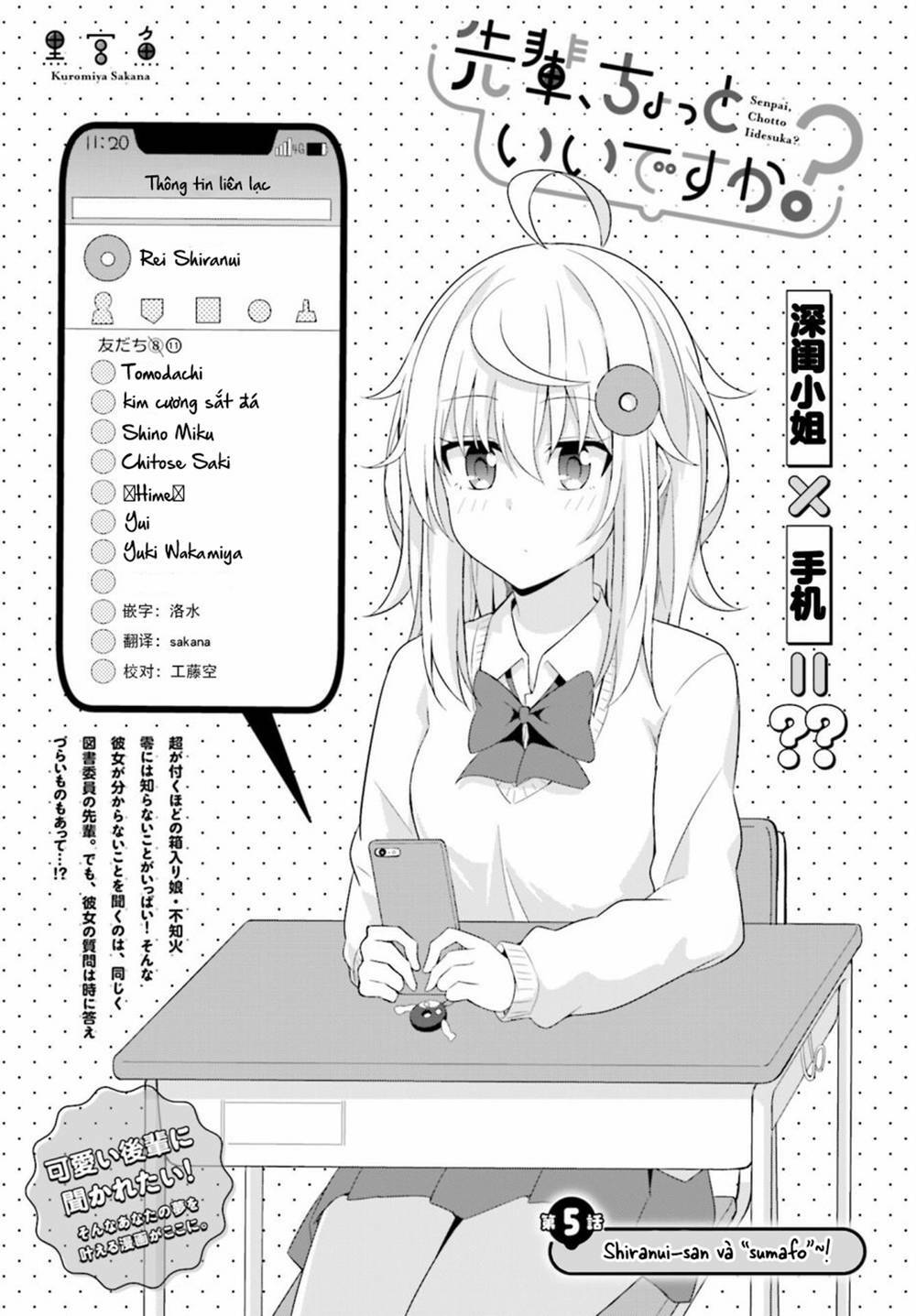 Senpai, Chotto Īdesu Ka? Chương 5 Ảnh 3