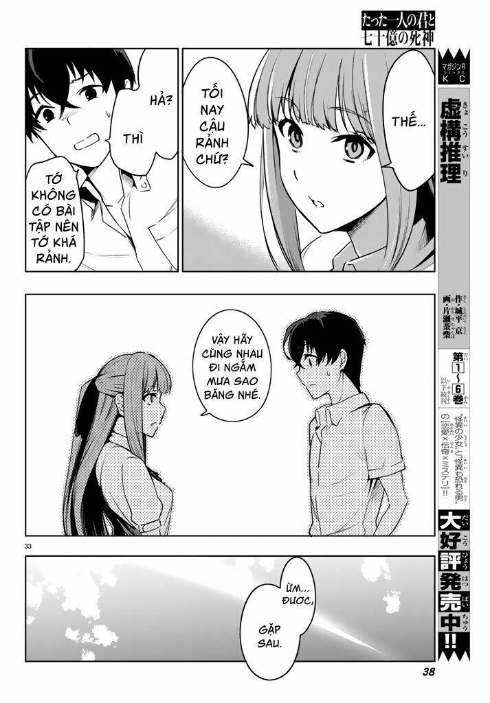 Tatta Hitori No Kimi To Nanajuuoku No Shinigami Chương 1.2 Ảnh 5