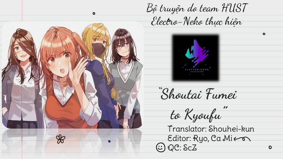 Shoutai Fumei To Kyoufu Chương 2.3 Ảnh 18