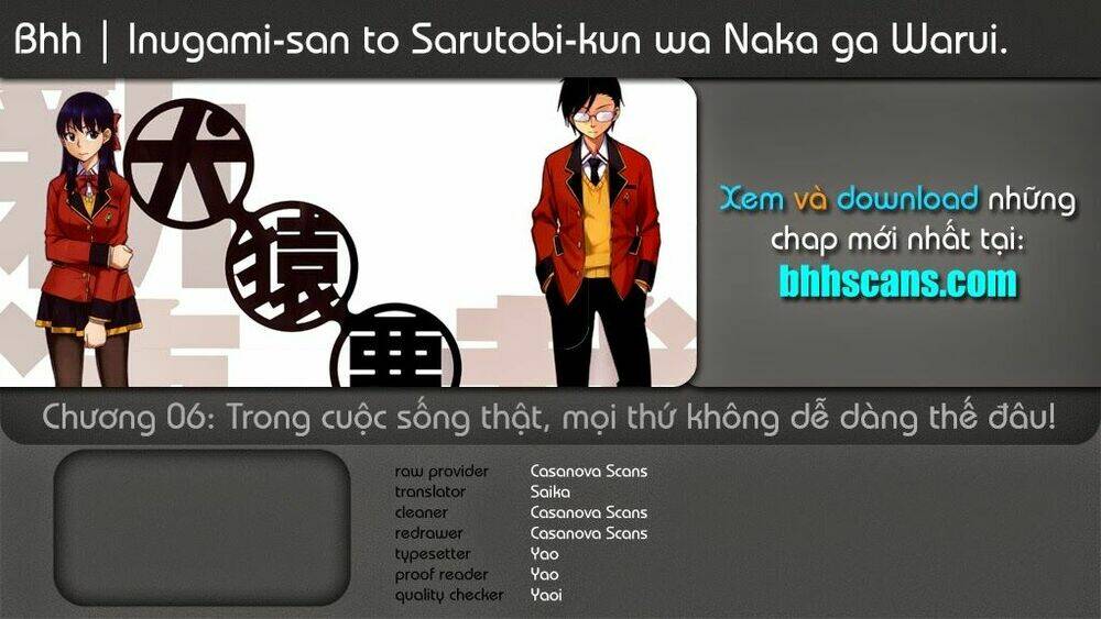 Inugami-San To Sarutobi-Kun Wa Naka Ga Warui Chương 6 Ảnh 2