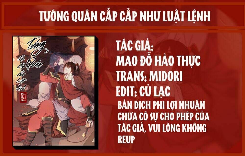 Tướng Quân Cấp Cấp Như Luật Lệnh Chương 24 Ảnh 3