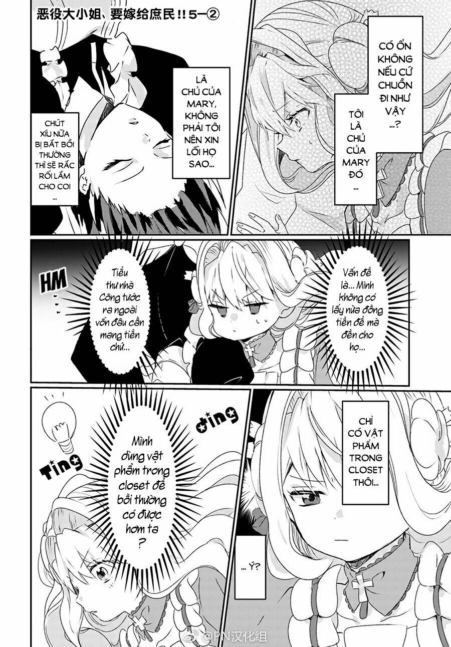 Akuyaku Reijou Wa, Shomin Ni Totsugitai! ! Chương 5.2 Ảnh 3