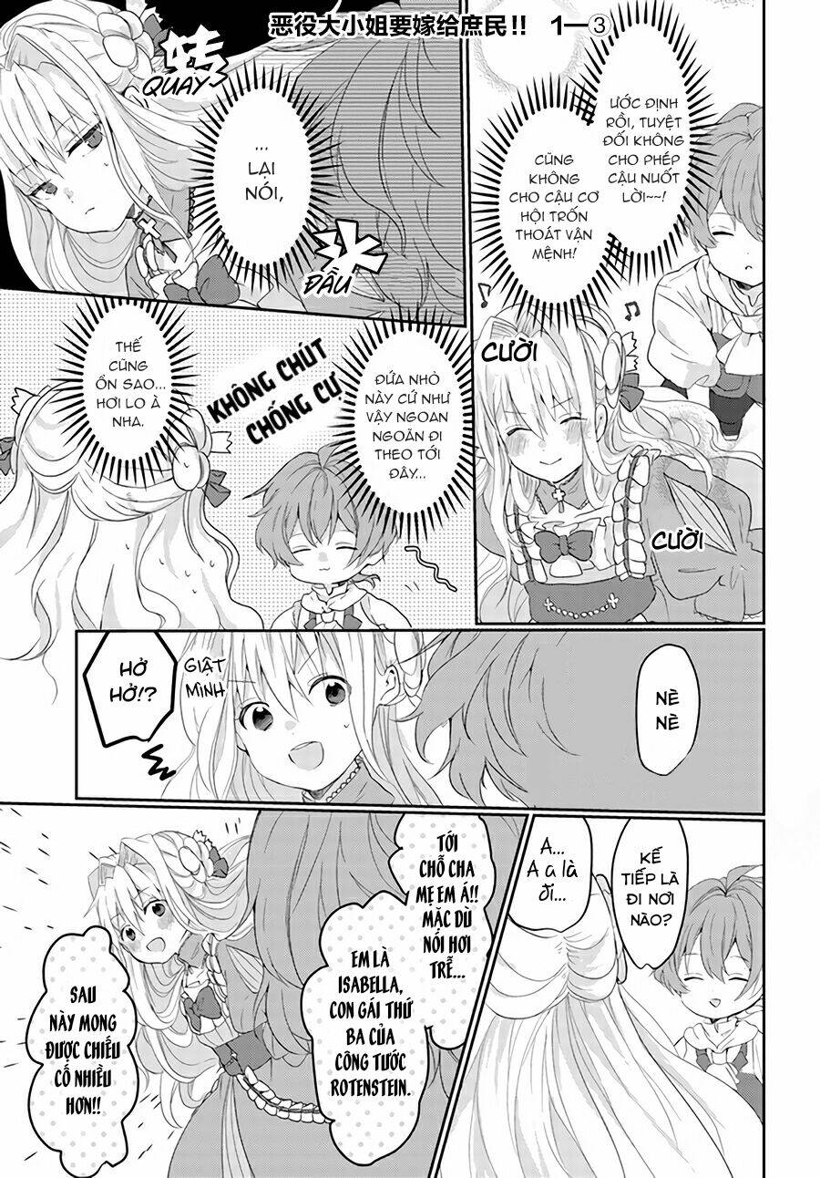 Akuyaku Reijou Wa, Shomin Ni Totsugitai! ! Chương 1.3 Ảnh 3