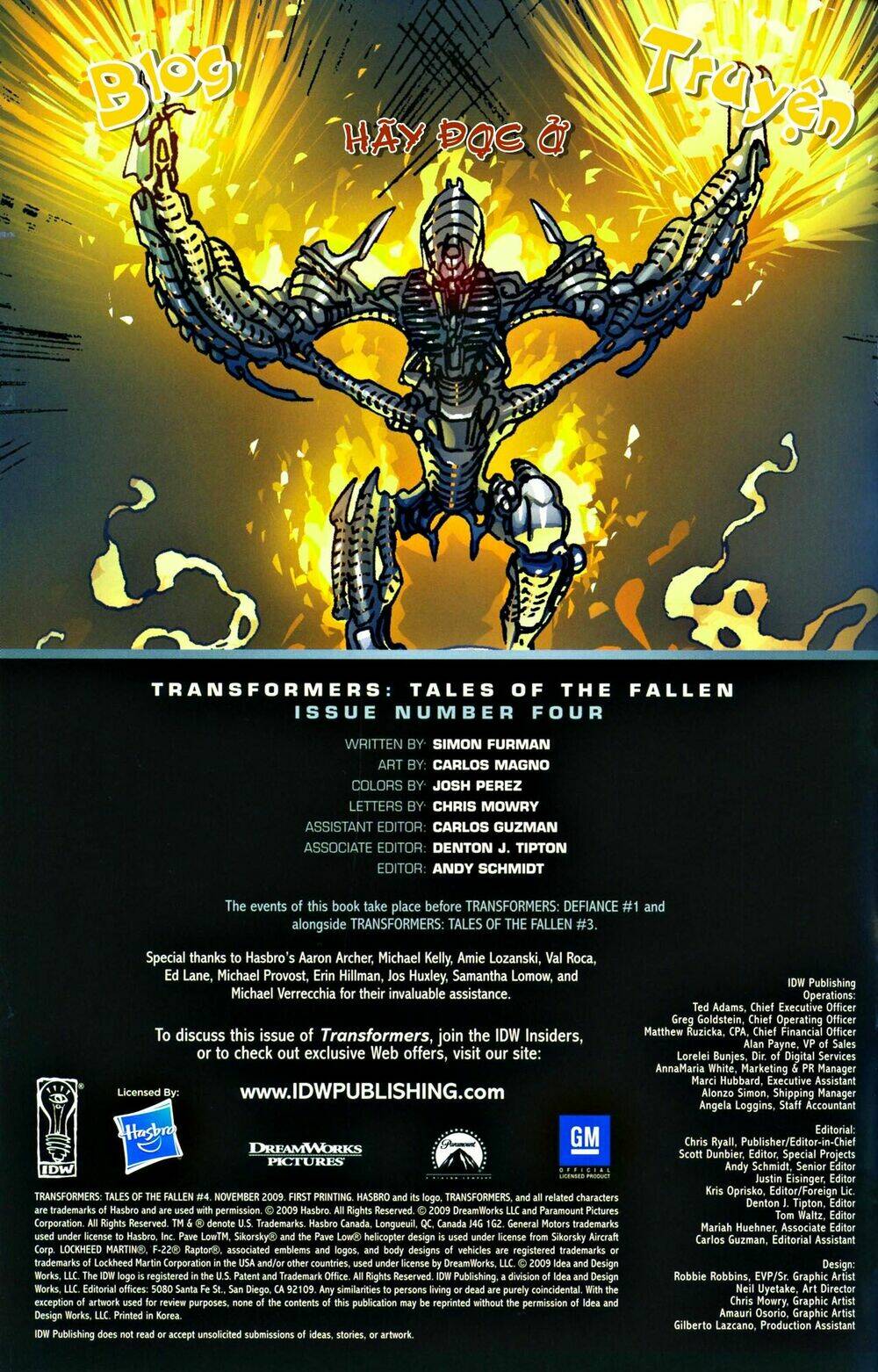 Transformer Film Comic Series Chương 1 Ảnh 3