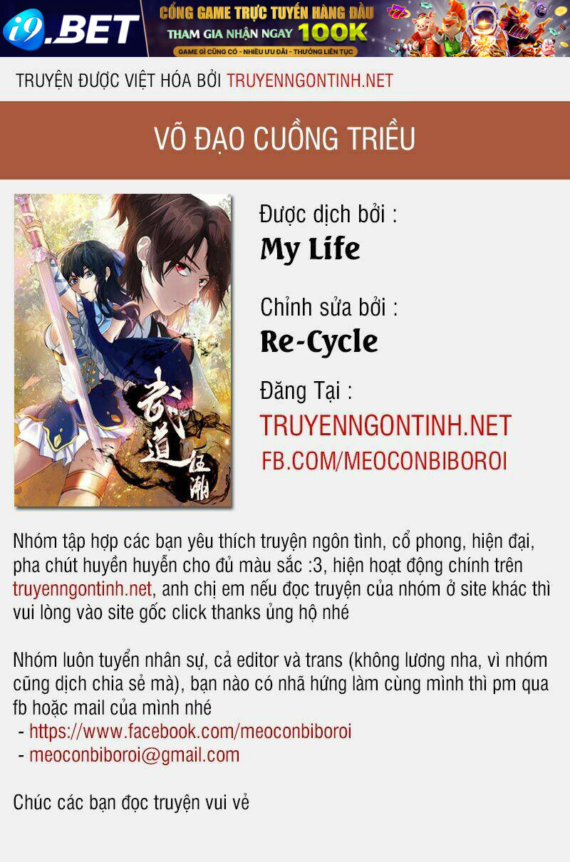 Võ Đạo Cuồng Triều Chương 0 Ảnh 2