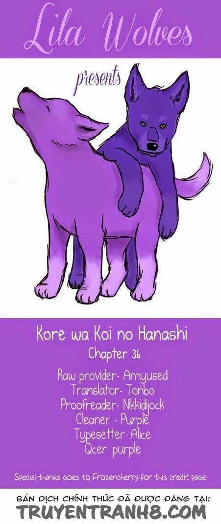 Kore Wa Koi No Hanashi Chương 36 Ảnh 3
