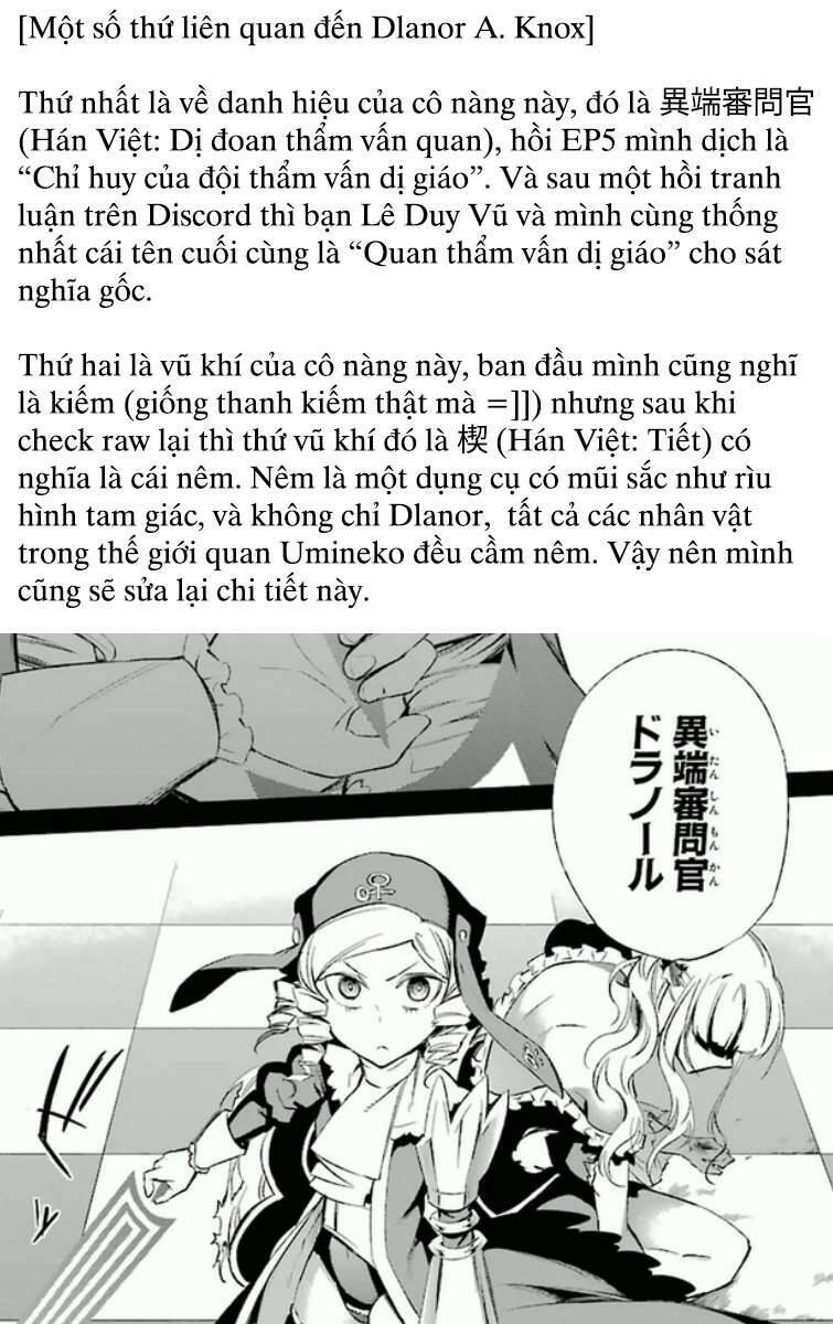 Umineko No Naku Koro Ni Chiru Episode 6: Dawn Of The Golden Witch Chương 5 Ảnh 4
