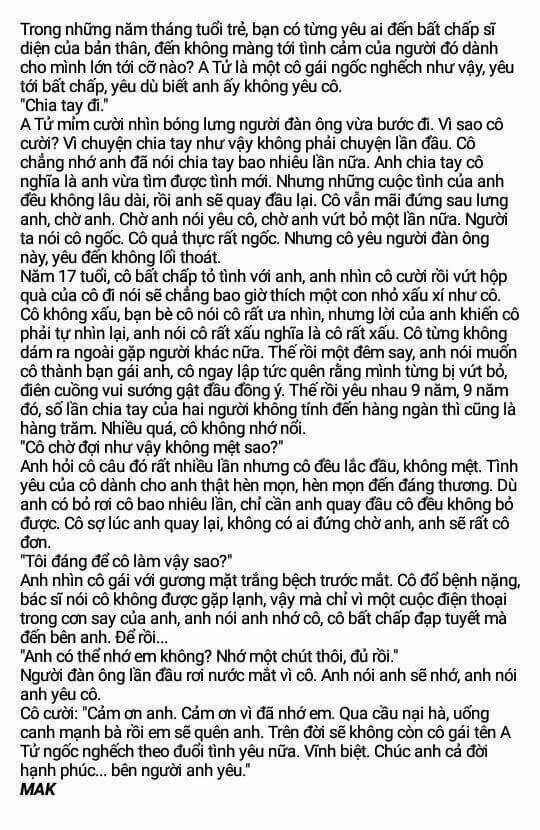 Những Mẩu Truyện "Ngôn Tình" [Ngược] Chương 1 Ảnh 4