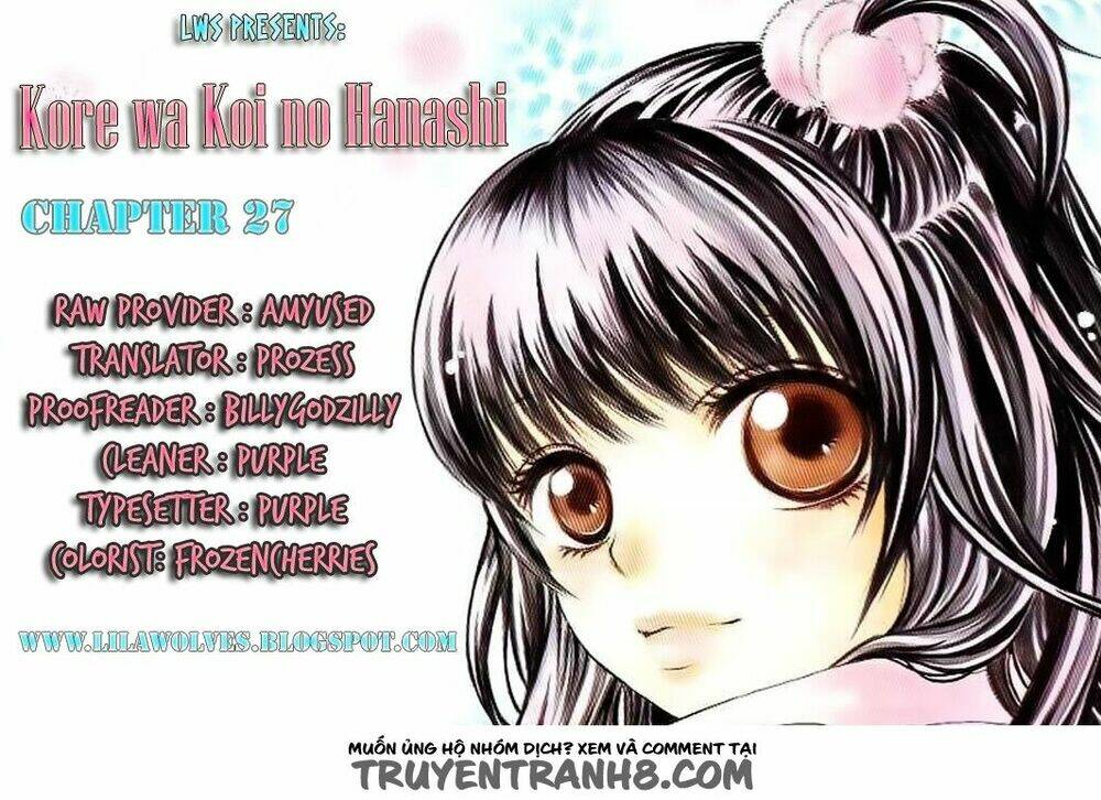 Kore Wa Koi No Hanashi Chương 27 Ảnh 3