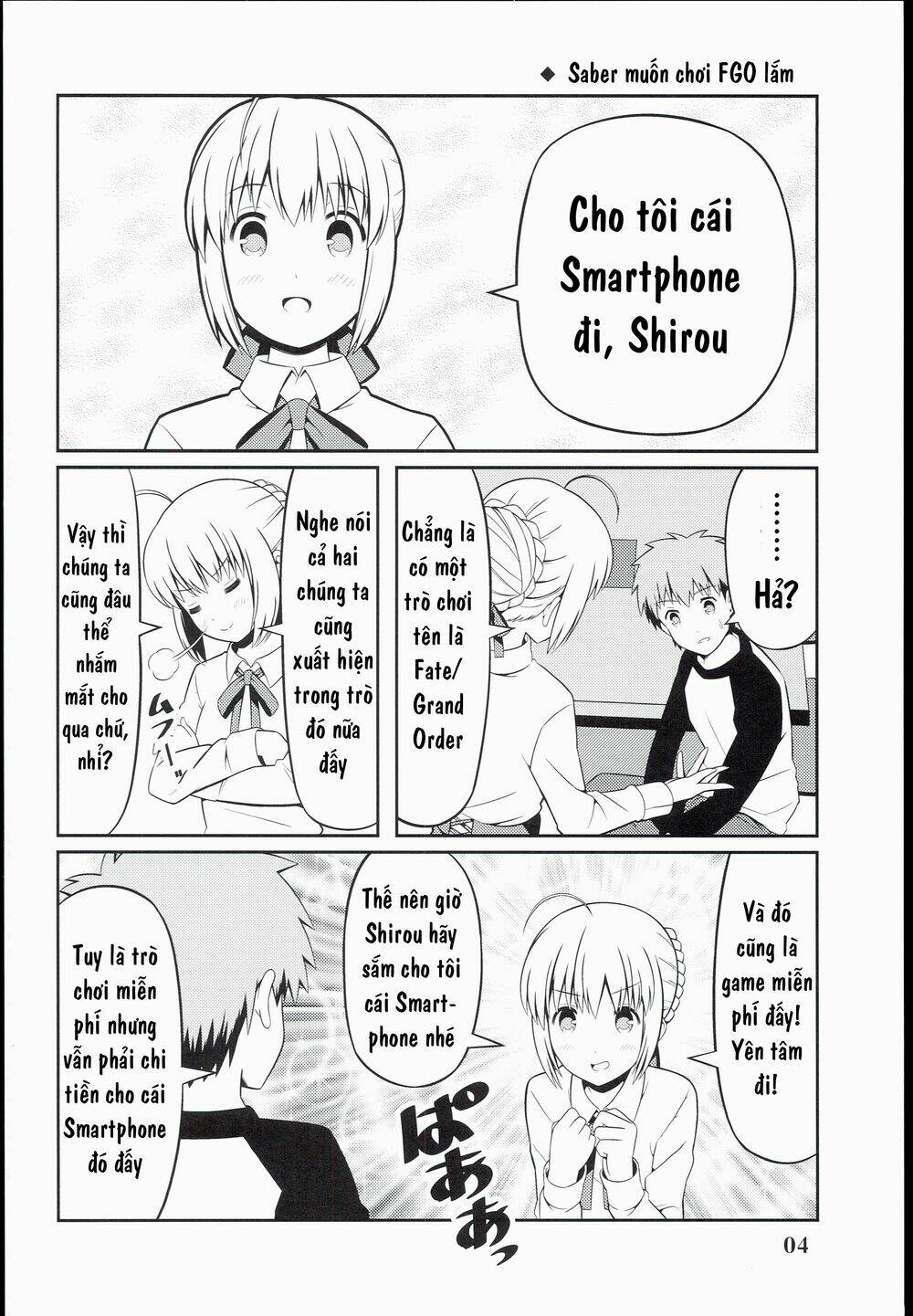 Saber-San Chơi Fgo! Chương 1 Ảnh 7