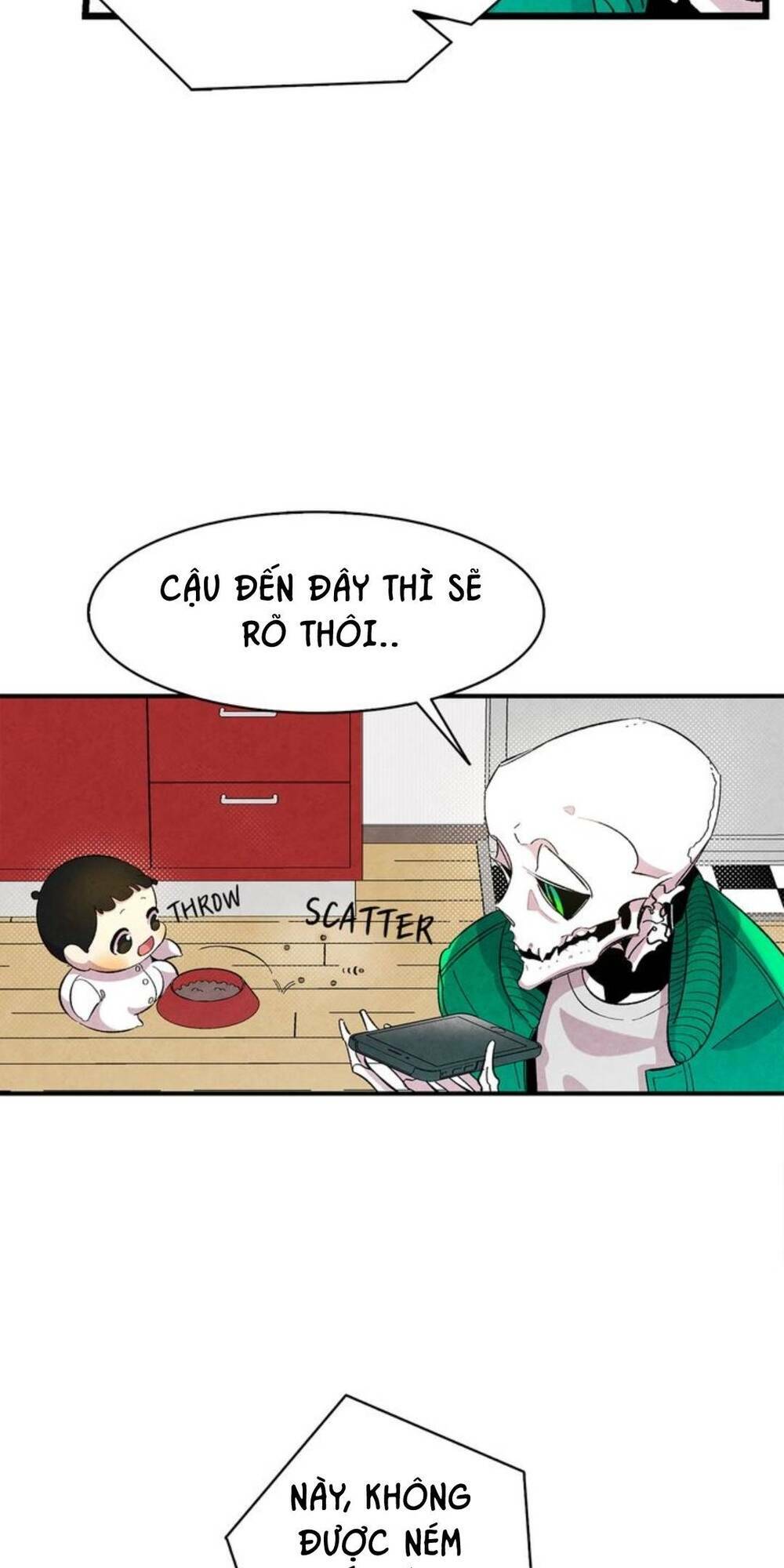 Skeleton Bất Đắt Dĩ Trở Thành Bố Của Bé Mèo Con Chương 4 Ảnh 30