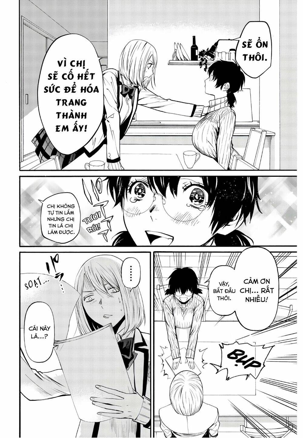 Konya Wa Tsuki Ga Kirei Desu Ga, Toriaezu Shi Ne Chương 38 Ảnh 15