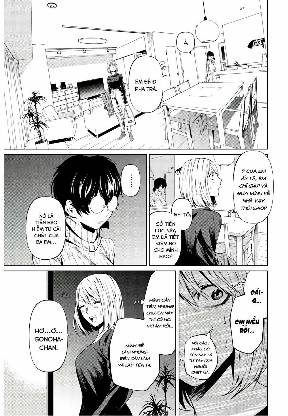 Konya Wa Tsuki Ga Kirei Desu Ga, Toriaezu Shi Ne Chương 38 Ảnh 8