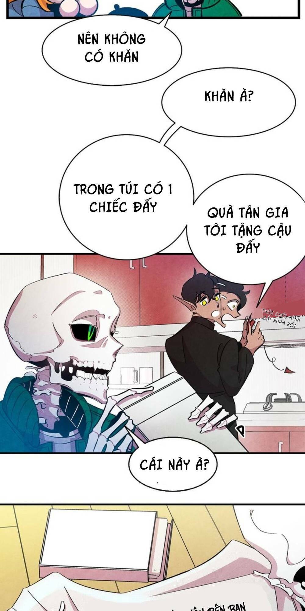 Skeleton Bất Đắt Dĩ Trở Thành Bố Của Bé Mèo Con Chương 4 Ảnh 55