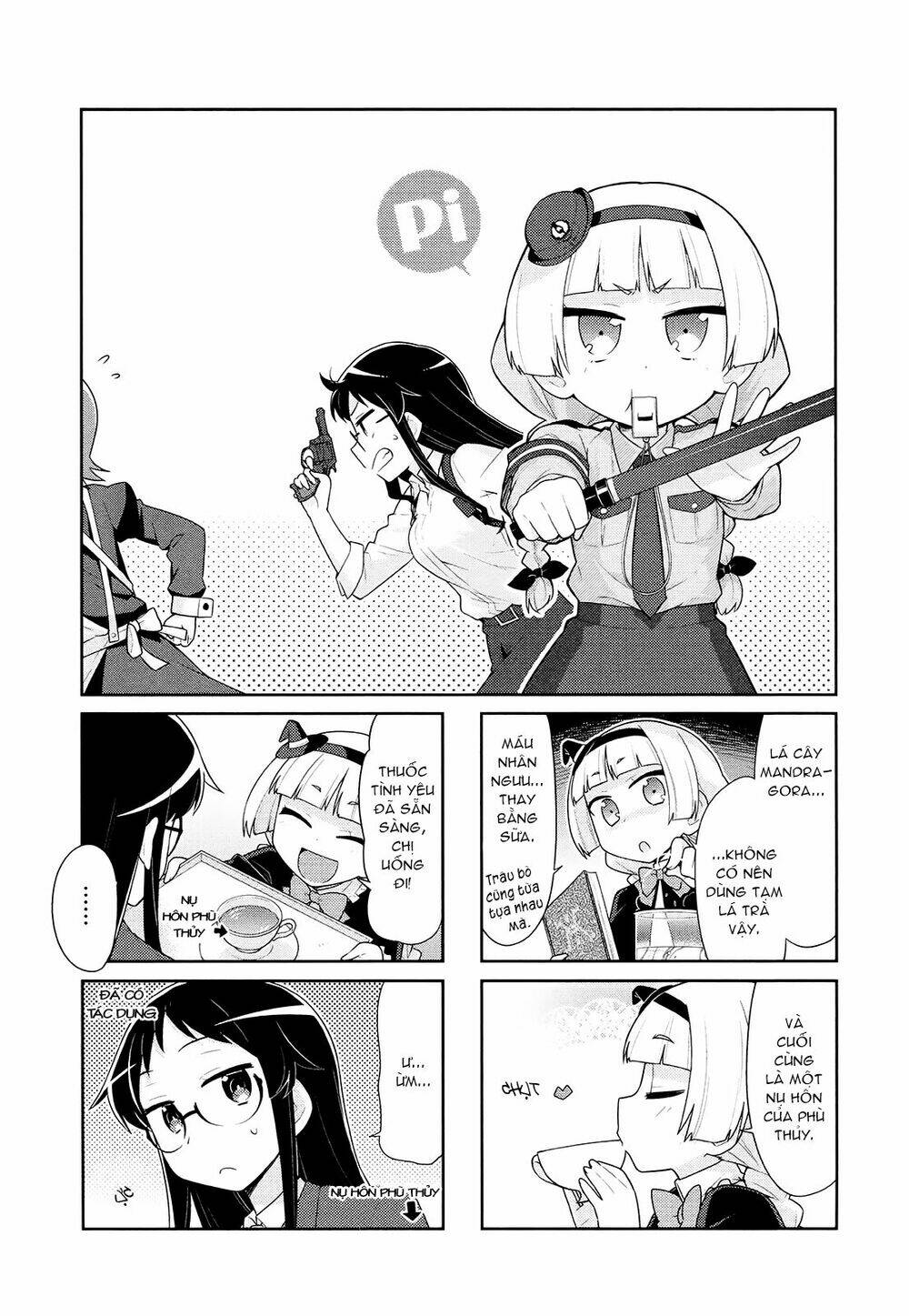 Majyo To Houki To Kurobuchi Megane Chương 33 Ảnh 3