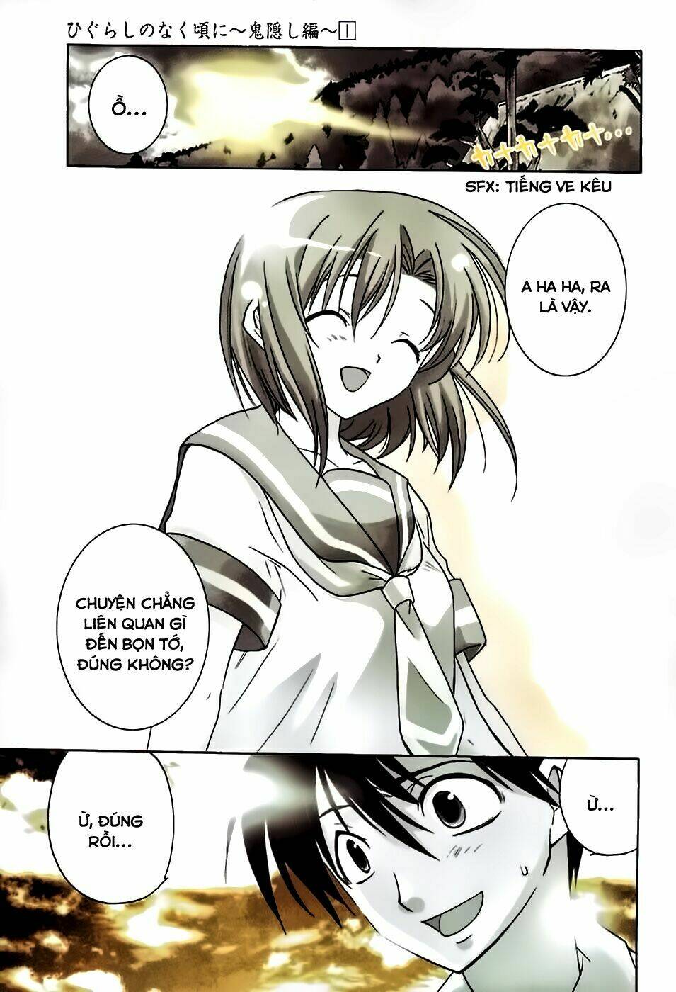 Higurashi No Naku Koro Ni - Onikakushi Hen Chương 3 Ảnh 30