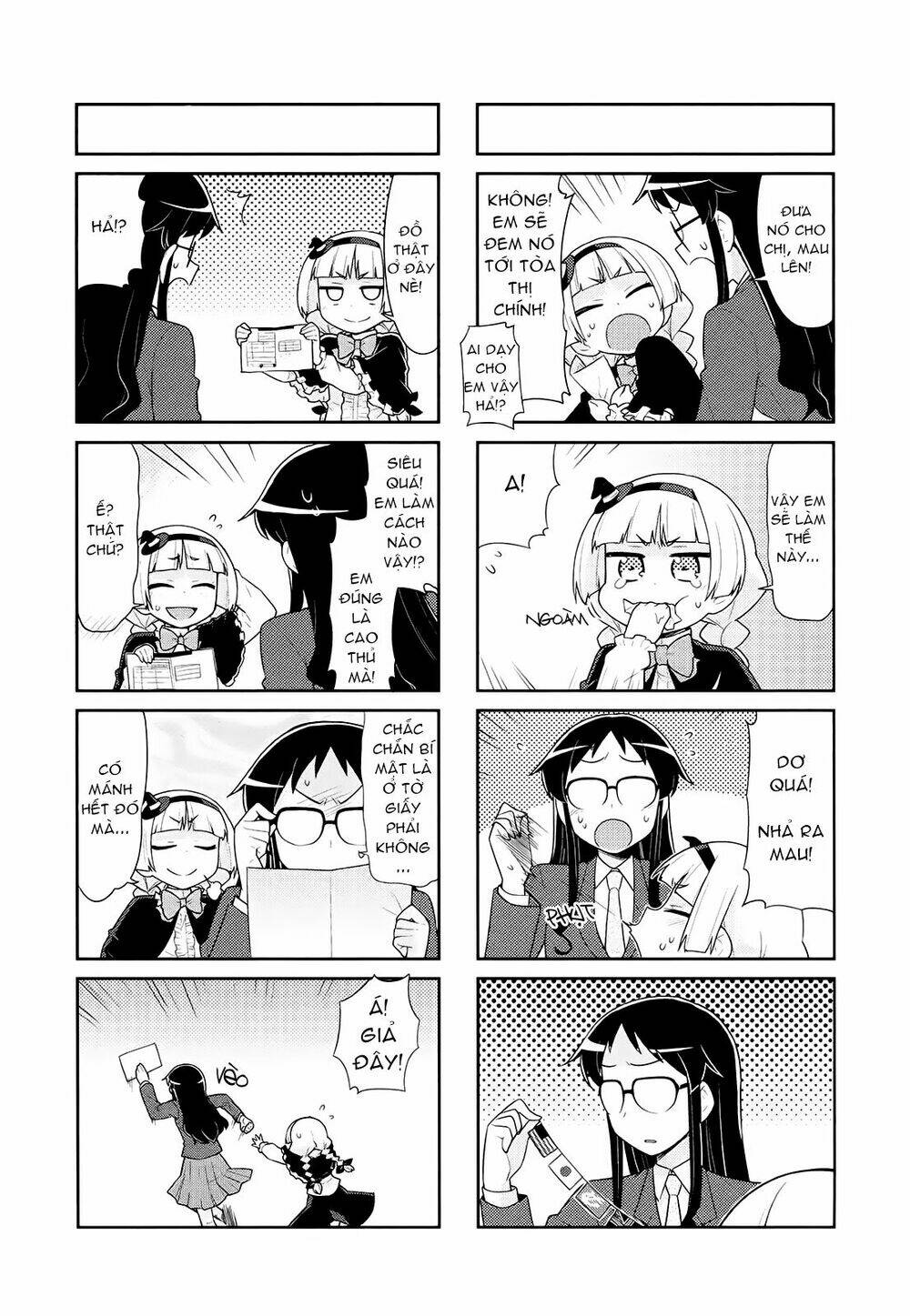 Majyo To Houki To Kurobuchi Megane Chương 33 Ảnh 9
