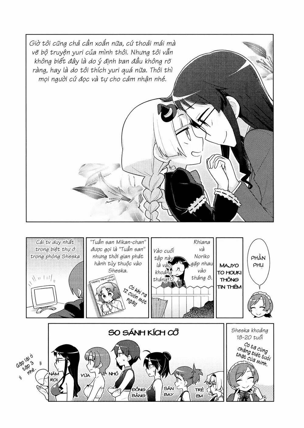 Majyo To Houki To Kurobuchi Megane Chương 31 Ảnh 13