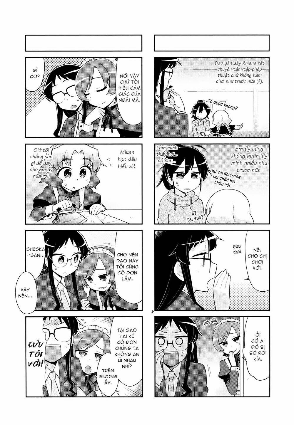 Majyo To Houki To Kurobuchi Megane Chương 33 Ảnh 4